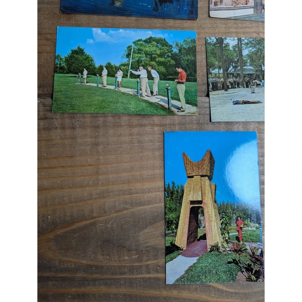 Vintage Unused Postcard Lot 11ct Scenic Travel Florida Arizona Chrome Era Retro